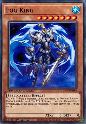 Fog King (SGX3-ENH01) - Speed Duel GX: Duelists of Shadows 1st Edition Speed Duel GX: Duelists of Shadows Yugioh Single  Squirtle Squad Card Shop.