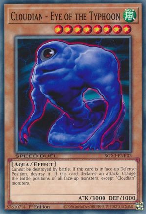 Cloudian - Eye of the Typhoon (SGX3-ENH02) - Speed Duel GX: Duelists of Shadows 1st Edition Speed Duel GX: Duelists of Shadows Yugioh Single  Squirtle Squad Card Shop.