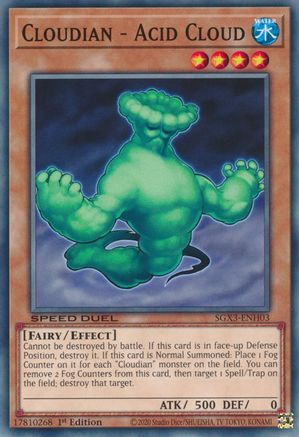 Cloudian - Acid Cloud (SGX3-ENH03) - Speed Duel GX: Duelists of Shadows 1st Edition Speed Duel GX: Duelists of Shadows Yugioh Single  Squirtle Squad Card Shop.
