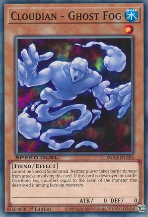 Cloudian - Ghost Fog (SGX3-ENH06) - Speed Duel GX: Duelists of Shadows 1st Edition Speed Duel GX: Duelists of Shadows Yugioh Single  Squirtle Squad Card Shop.