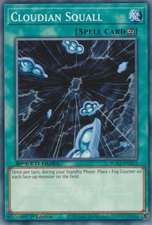 Cloudian Squall (SGX3-ENH14) - Speed Duel GX: Duelists of Shadows 1st Edition Speed Duel GX: Duelists of Shadows Yugioh Single  Squirtle Squad Card Shop.