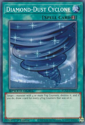 Diamond-Dust Cyclone (SGX3-ENH16) - Speed Duel GX: Duelists of Shadows 1st Edition Speed Duel GX: Duelists of Shadows Yugioh Single  Squirtle Squad Card Shop.