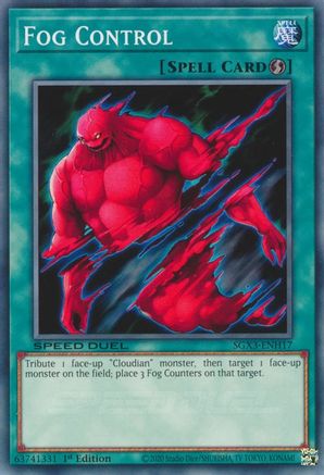 Fog Control (SGX3-ENH17) - Speed Duel GX: Duelists of Shadows 1st Edition Speed Duel GX: Duelists of Shadows Yugioh Single  Squirtle Squad Card Shop.