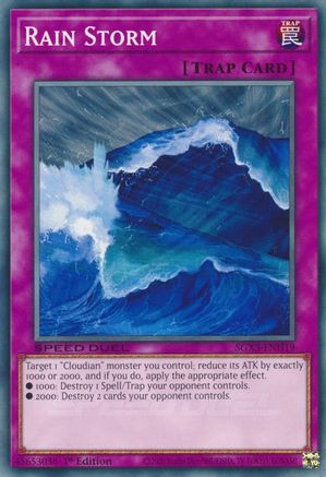 Rain Storm (SGX3-ENH19) - Speed Duel GX: Duelists of Shadows 1st Edition Speed Duel GX: Duelists of Shadows Yugioh Single  Squirtle Squad Card Shop.