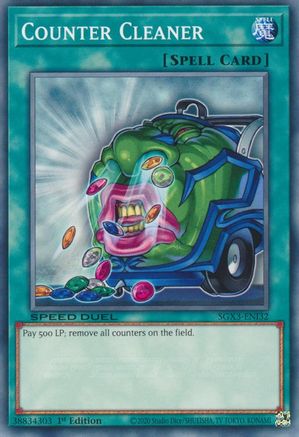Counter Cleaner (SGX3-ENI32) - Speed Duel GX: Duelists of Shadows 1st Edition Speed Duel GX: Duelists of Shadows Yugioh Single  Squirtle Squad Card Shop.