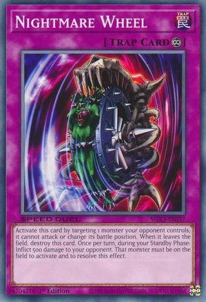 Nightmare Wheel (SGX3-ENI37) - Speed Duel GX: Duelists of Shadows 1st Edition Speed Duel GX: Duelists of Shadows Yugioh Single  Squirtle Squad Card Shop.