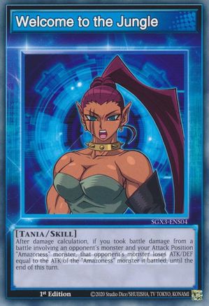 Welcome to the Jungle (SGX3-ENS04) - Speed Duel GX: Duelists of Shadows 1st Edition Speed Duel GX: Duelists of Shadows Yugioh Single  Squirtle Squad Card Shop.