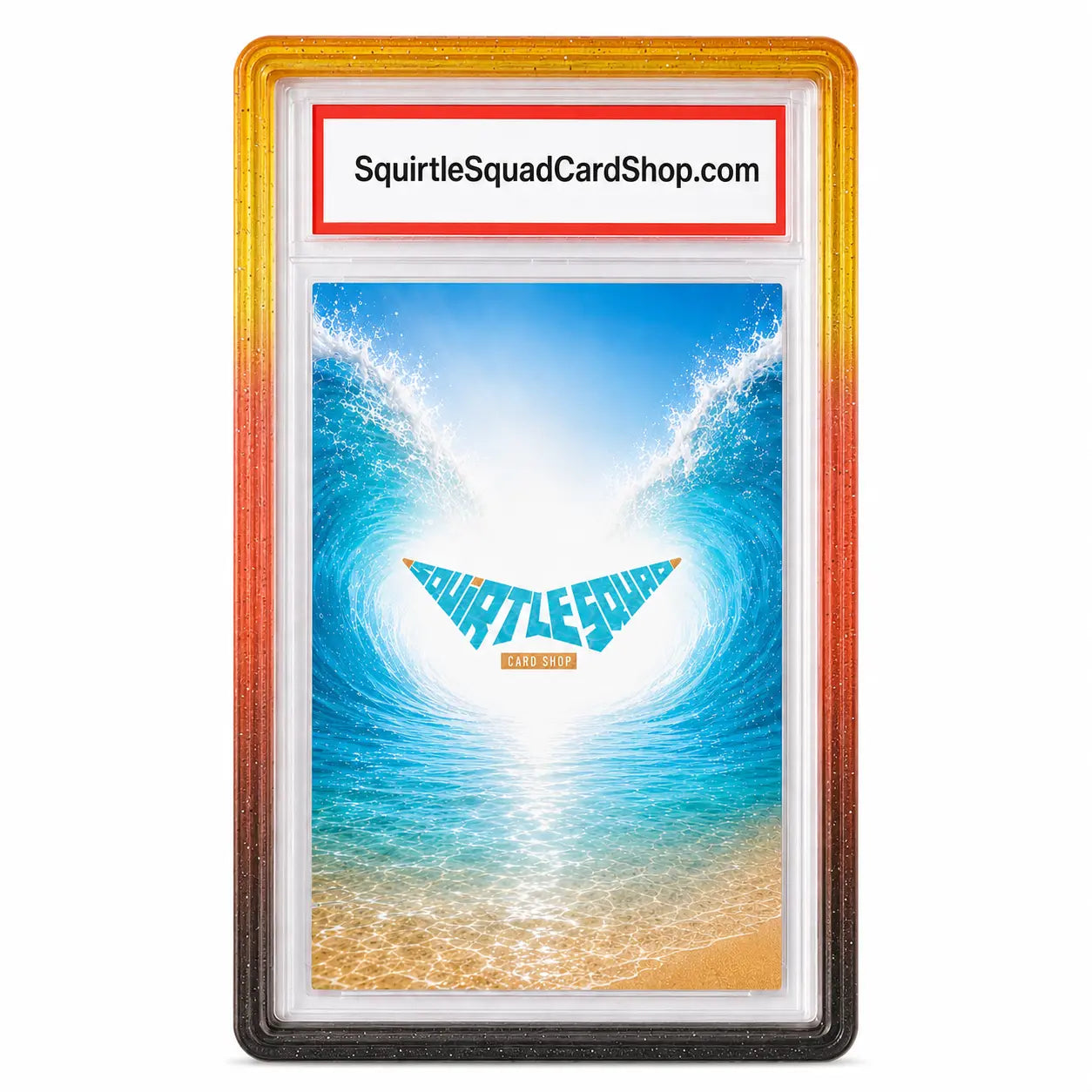 SLAB GUARDS - RED / YELLOW / BLACK  - CLEAR RADIANT - HARD Squirtle Squad Card Shop.   Squirtle Squad Card Shop.