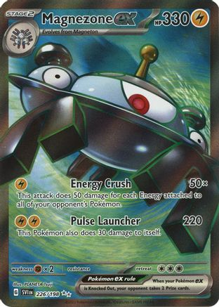 Magnezone ex 226/198  - Holofoil SV01 Scarlet & Violet Base Set - Ultra Rare SV01: Scarlet & Violet Base Set Pokemon Single  Squirtle Squad Card Shop.