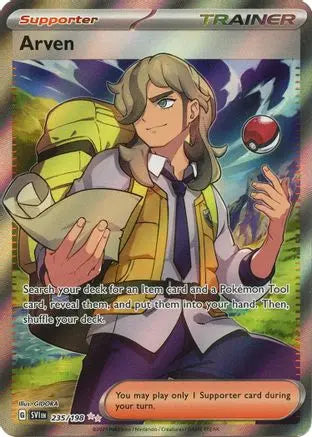 Scarlet & Violet - Base Set - Arven 235/198 - clean card image