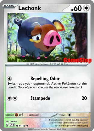 Lechonk (GameStop Promo) 154/198  Miscellaneous Cards & Products - Promo Miscellaneous Cards & Products Pokemon Single  Squirtle Squad Card Shop.