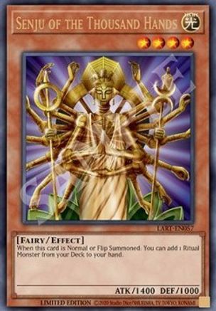 Senju of the Thousand Hands (LART-EN057) - The Lost Art Promotion Limited The Lost Art Promotion Yugioh Single  Squirtle Squad Card Shop.