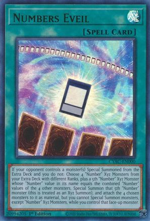Numbers Eveil (CYAC-EN000) - Cyberstorm Access 1st Edition Cyberstorm Access Yugioh Single  Squirtle Squad Card Shop.