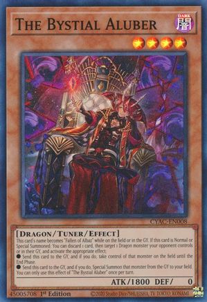 The Bystial Aluber (CYAC-EN008) - Cyberstorm Access 1st Edition Cyberstorm Access Yugioh Single  Squirtle Squad Card Shop.
