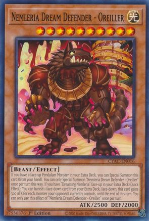 Nemleria Dream Defender - Oreiller (CYAC-EN016) - Cyberstorm Access 1st Edition Cyberstorm Access Yugioh Single  Squirtle Squad Card Shop.