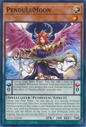 PenduLuMoon (CYAC-EN030) - Cyberstorm Access 1st Edition Cyberstorm Access Yugioh Single  Squirtle Squad Card Shop.