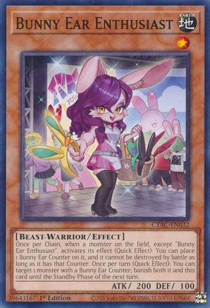 Bunny Ear Enthusiast (CYAC-EN032) - Cyberstorm Access 1st Edition Cyberstorm Access Yugioh Single  Squirtle Squad Card Shop.