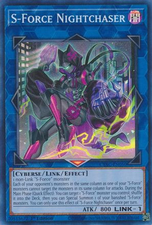 S-Force Nightchaser (CYAC-EN050) - Cyberstorm Access 1st Edition Cyberstorm Access Yugioh Single  Squirtle Squad Card Shop.