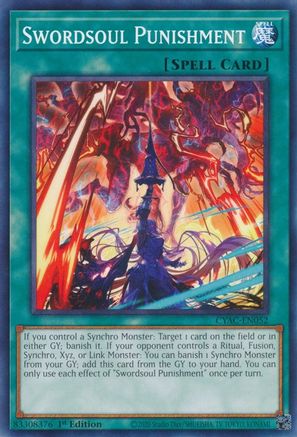 Swordsoul Punishment (CYAC-EN052) - Cyberstorm Access 1st Edition Cyberstorm Access Yugioh Single  Squirtle Squad Card Shop.