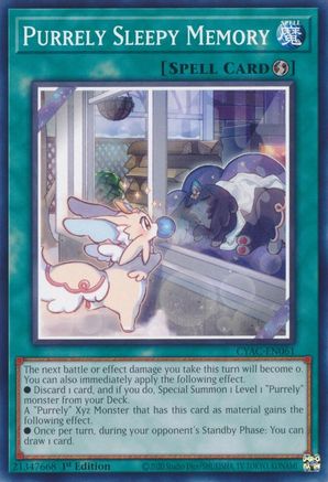Purrely Sleepy Memory (CYAC-EN061) - Cyberstorm Access 1st Edition Cyberstorm Access Yugioh Single  Squirtle Squad Card Shop.