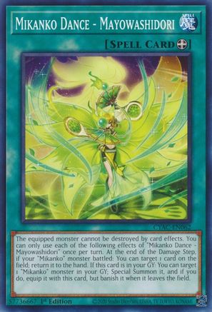 Mikanko Dance - Mayowashidori (CYAC-EN062) - Cyberstorm Access 1st Edition Cyberstorm Access Yugioh Single  Squirtle Squad Card Shop.