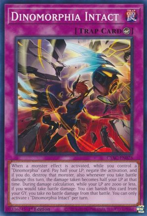 Dinomorphia Intact (CYAC-EN076) - Cyberstorm Access 1st Edition Cyberstorm Access Yugioh Single  Squirtle Squad Card Shop.