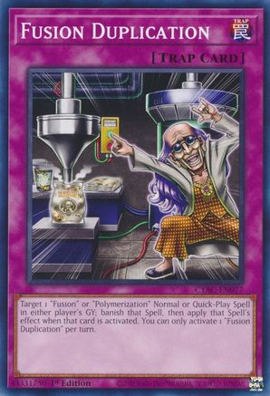 Fusion Duplication (CYAC-EN077) - Cyberstorm Access 1st Edition Cyberstorm Access Yugioh Single  Squirtle Squad Card Shop.