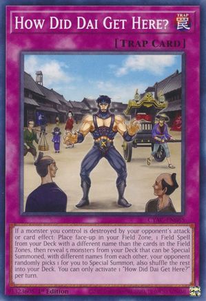 How Did Dai Get Here? (CYAC-EN085) - Cyberstorm Access 1st Edition Cyberstorm Access Yugioh Single  Squirtle Squad Card Shop.