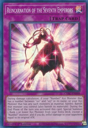 Reincarnation of the Seventh Emperors (CYAC-EN098) - Cyberstorm Access 1st Edition Cyberstorm Access Yugioh Single  Squirtle Squad Card Shop.