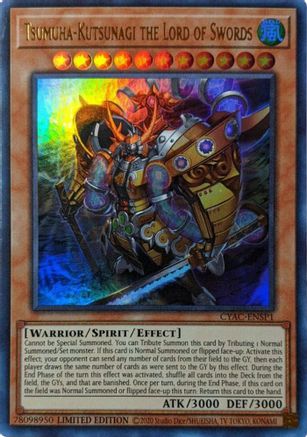 Tsumuha-Kutsunagi the Lord of Swords (CYAC-ENSP1) - Cyberstorm Access Limited Cyberstorm Access Yugioh Single  Squirtle Squad Card Shop.