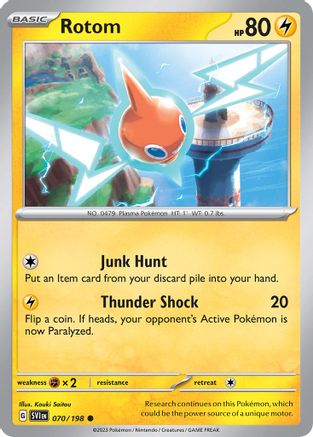 Rotom (Cosmos Holo) 070/198  - Holofoil Miscellaneous Cards & Products - Promo Miscellaneous Cards & Products Pokemon Single  Squirtle Squad Card Shop.