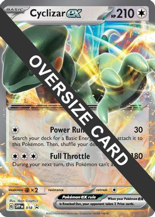 Cyclizar ex  - Holofoil Jumbo Cards - Promo Jumbo Cards Pokemon Single  Squirtle Squad Card Shop.