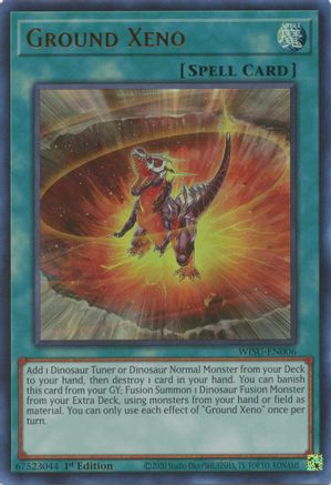 Ground Xeno (WISU-EN006) - Wild Survivors 1st Edition Wild Survivors Yugioh Single  Squirtle Squad Card Shop.