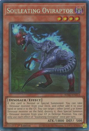 Souleating Oviraptor (CR) (WISU-EN012) - Wild Survivors 1st Edition Wild Survivors Yugioh Single  Squirtle Squad Card Shop.