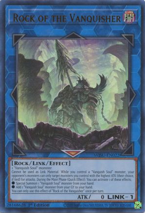 Rock of the Vanquisher (WISU-EN022) - Wild Survivors 1st Edition Wild Survivors Yugioh Single  Squirtle Squad Card Shop.