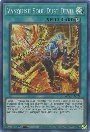 Vanquish Soul Dust Devil (WISU-EN024) - Wild Survivors 1st Edition Wild Survivors Yugioh Single  Squirtle Squad Card Shop.
