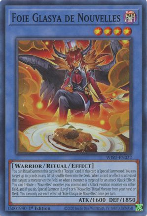 Foie Glasya de Nouvelles (WISU-EN032) - Wild Survivors 1st Edition Wild Survivors Yugioh Single  Squirtle Squad Card Shop.
