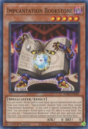 Impcantation Bookstone (WISU-EN049) - Wild Survivors 1st Edition Wild Survivors Yugioh Single  Squirtle Squad Card Shop.