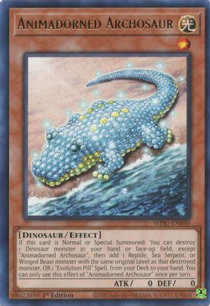 Animadorned Archosaur (WISU-EN050) - Wild Survivors 1st Edition Wild Survivors Yugioh Single  Squirtle Squad Card Shop.