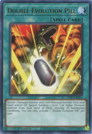 Double Evolution Pill (WISU-EN053) - Wild Survivors 1st Edition Wild Survivors Yugioh Single  Squirtle Squad Card Shop.