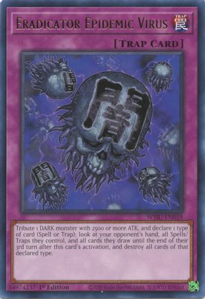 Eradicator Epidemic Virus (WISU-EN059) - Wild Survivors 1st Edition Wild Survivors Yugioh Single  Squirtle Squad Card Shop.