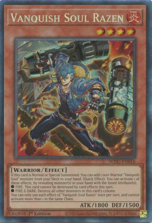 Vanquish Soul Razen (CR) (WISU-EN016) - Wild Survivors 1st Edition Wild Survivors Yugioh Single  Squirtle Squad Card Shop.