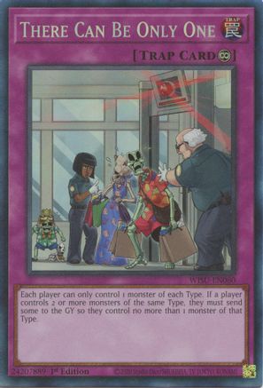 There Can Be Only One (CR) (WISU-EN060) - Wild Survivors 1st Edition Wild Survivors Yugioh Single  Squirtle Squad Card Shop.