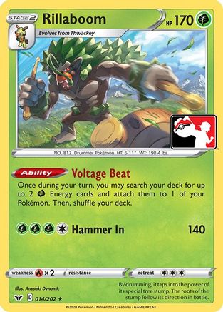 Rillaboom  Prize Pack Series Cards - Rare Prize Pack Series Cards Pokemon Single  Squirtle Squad Card Shop.