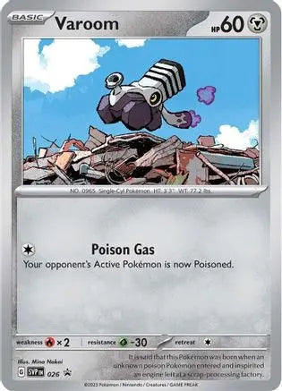 Varoom 026  SV Scarlet & Violet Promo Cards - Promo SV: Scarlet & Violet Promo Cards Pokemon Single  Squirtle Squad Card Shop.