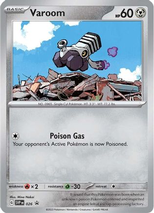 Varoom 026  SV Scarlet & Violet Promo Cards - Promo SV: Scarlet & Violet Promo Cards Pokemon Single  Squirtle Squad Card Shop.
