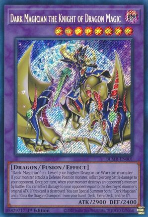 Dark Magician the Knight of Dragon Magic (BLMR-EN001) - Battles of Legend: Monstrous Revenge 1st Edition Battles of Legend: Monstrous Revenge Yugioh Single  Squirtle Squad Card Shop.