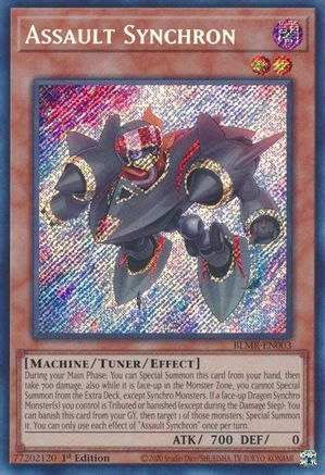 Assault Synchron (BLMR-EN003) - Battles of Legend: Monstrous Revenge 1st Edition Battles of Legend: Monstrous Revenge Yugioh Single  Squirtle Squad Card Shop.