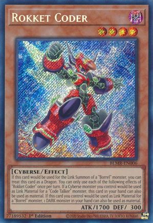 Rokket Coder (BLMR-EN006) - Battles of Legend: Monstrous Revenge 1st Edition Battles of Legend: Monstrous Revenge Yugioh Single  Squirtle Squad Card Shop.