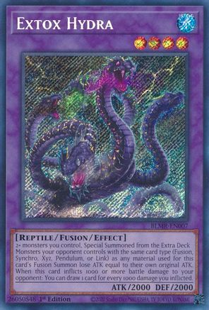 Extox Hydra (BLMR-EN007) - Battles of Legend: Monstrous Revenge 1st Edition Battles of Legend: Monstrous Revenge Yugioh Single  Squirtle Squad Card Shop.